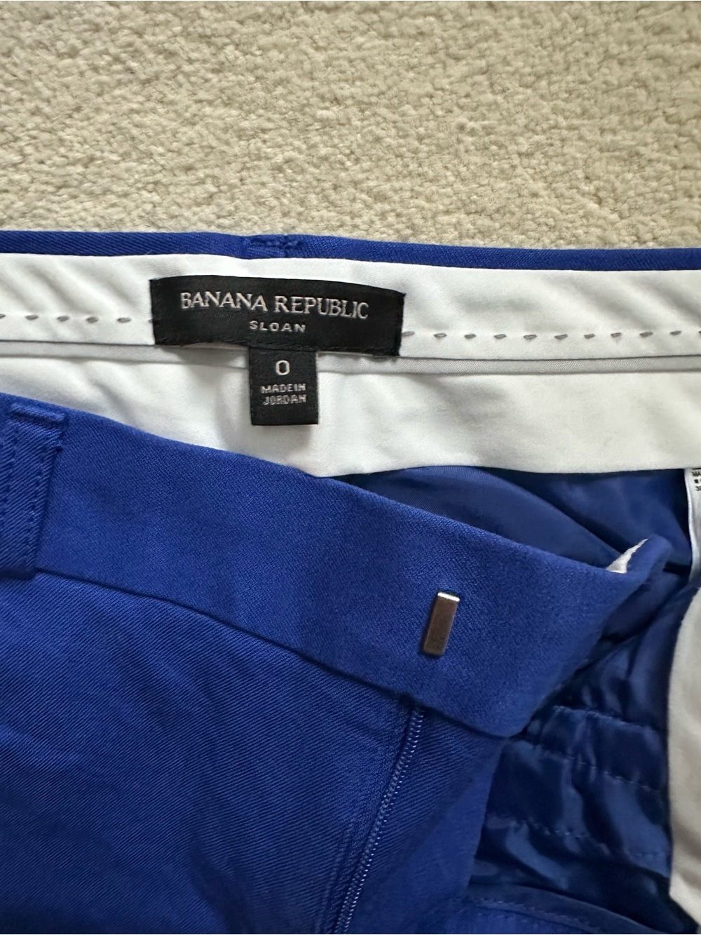Banana Republic Sloan cobalt blue pant
